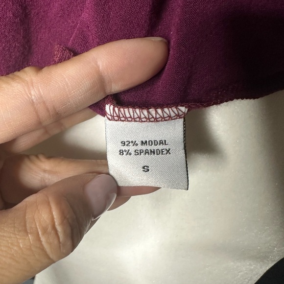 Rachel Pally Mock Turtle Neck Maroon Jersey Dress - Picture 5 of 6